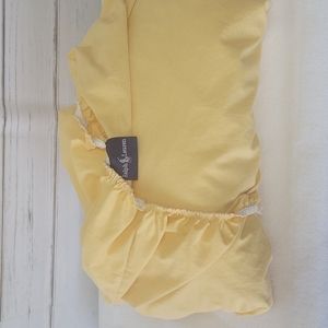 Ralph Lauren Blue Label yellow full fitted sheet